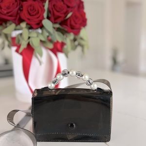 Zara girls clear black bag 💼